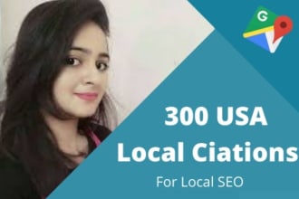do top 300 USA local citations and directory submission
