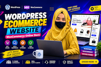 design a modern wordpress woocommerce online store website