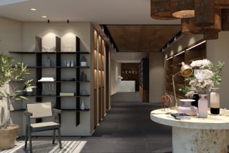 create storefront and interior design for retail stores