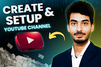 do brand youtube channel SEO, create and setup