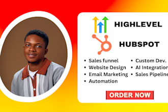 do gohighlevel hubspot crm go high level ai agent automation, website, email