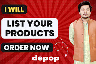 do product listing on your depop store