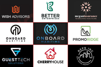 design modern amazon store, ebay, shopify and ecommerce business logo