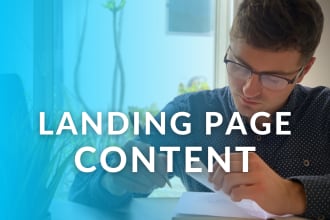 write SEO landing page copy for your website