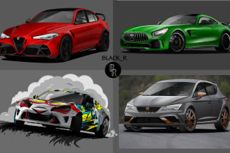 create a realistic illustration of your car or any vehicle