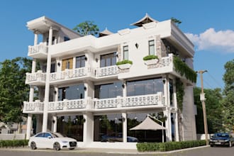 create architectural 3d rendering