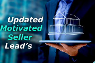 provide motivated seller real estate leads with skip tracing