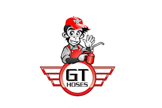 design gt hoses grease monkey logo