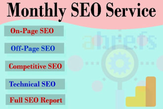 monthly local SEO service for google top page ranking