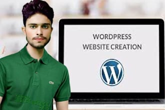 do full website creation professhionaly, build wordpress website, online course