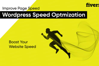 do wordpress website speed optimization, increase page speed
