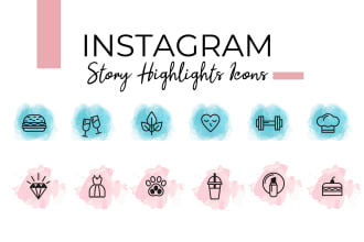 design instagram story highlight icons and covers