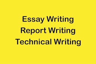 do essay writing, report writing and research writing
