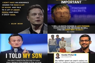 design 150 millionaire  quotes infographics for instagram