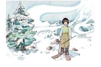 watercolor illustrations for story books cards etc