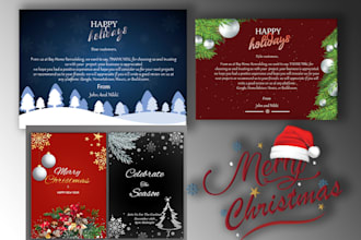 design amazing christmas card