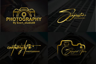 design luxury photography signature logo, or watermark