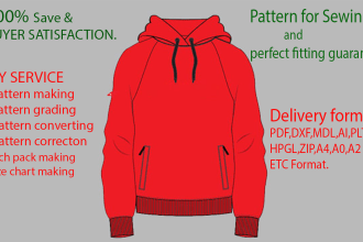 make a clothing sewing pattern maker for  your fashion design