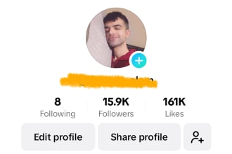 promote your brand on my tiktok active 15,900