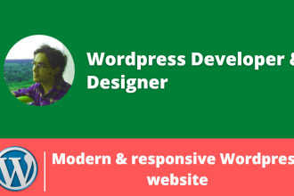 build and design wordpress website or wordpress assistant