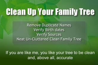 clean your family tree