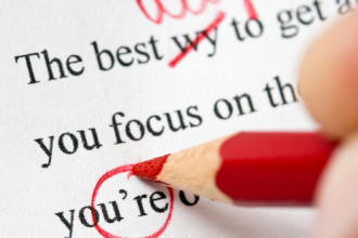 proof read your 500 words english text by college teacher