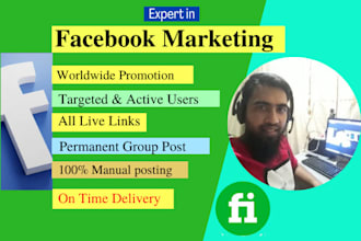 promote your business worldwide by  facebook marketing