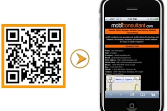 create a mobile landing page for your QR code