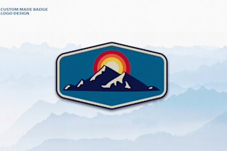 vintage, retro badge, and logo design