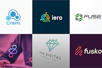 design unique professional tech software and technology logo