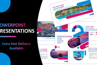 design powerpoint presentation slides, templates, and pitch deck
