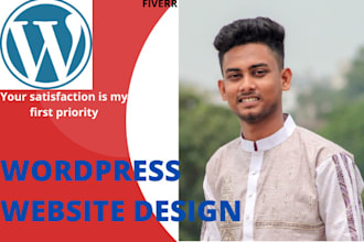 creat a wordpress website and wordpress design