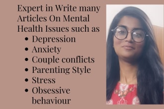 do articles and blogs on mental health
