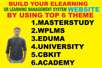 setup masterstudy,wplms,eduma,university,academy,cbkit,lms theme for you