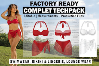 do fashion design  cad swimwear activewear lingerie bikini