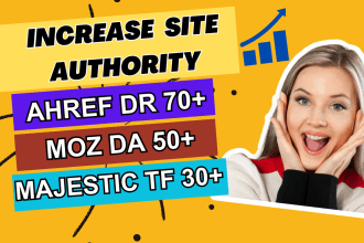 increase domain rating ahrefs DR domain authority moz da tf
