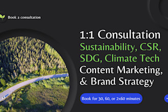 consult on sustainability, csr, content marketing, strategy