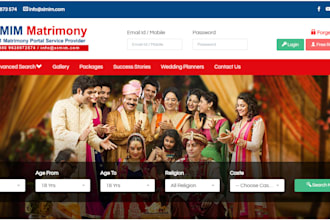 give you matrimonial website script with source code