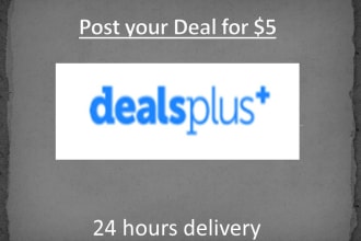 post your deals coupon to top deals site within 24 hours