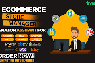 be your amazon ebay walmart VA PPC specialist SEO product listing copywriter