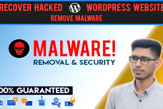 remove malware, fix hacked wordpress, web security