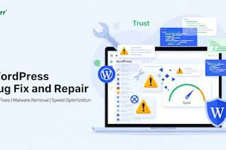 remove bugs of wordpress website