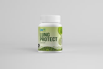 create product packaging design box or label design