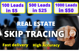do real estate skip tracing within 24 hours