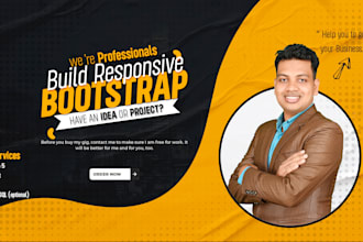 create a responsive bootstrap website