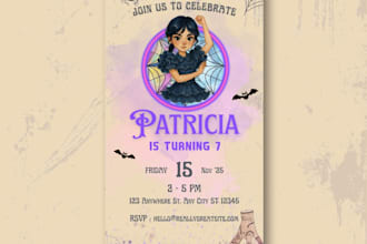 design a birthday invitation for kids