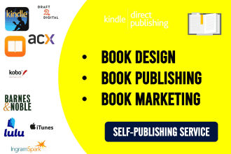 format and publish your book on amazon KDP ingramspark and other sites