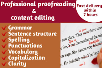 do professional english proofreading and paraphrasing