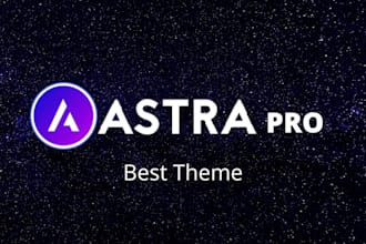 customize astra pro and design professional wordpress websites