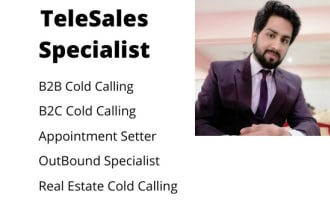 do cold calling, telemarketing, and appointment setting